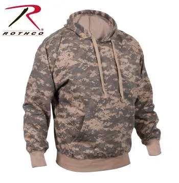 Camo Pullover Hooded Sweatshirt