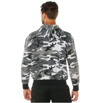 Camo Pullover Hooded Sweatshirt