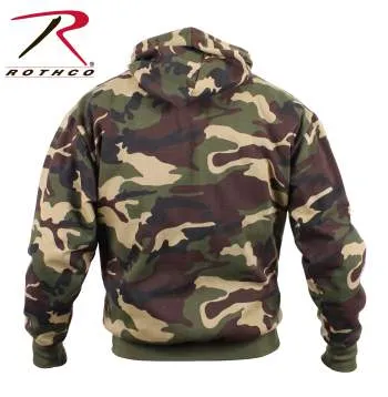 Camo Pullover Hooded Sweatshirt