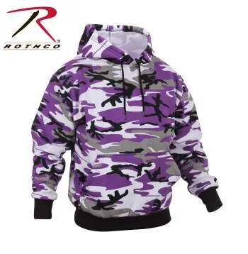 Camo Pullover Hooded Sweatshirt