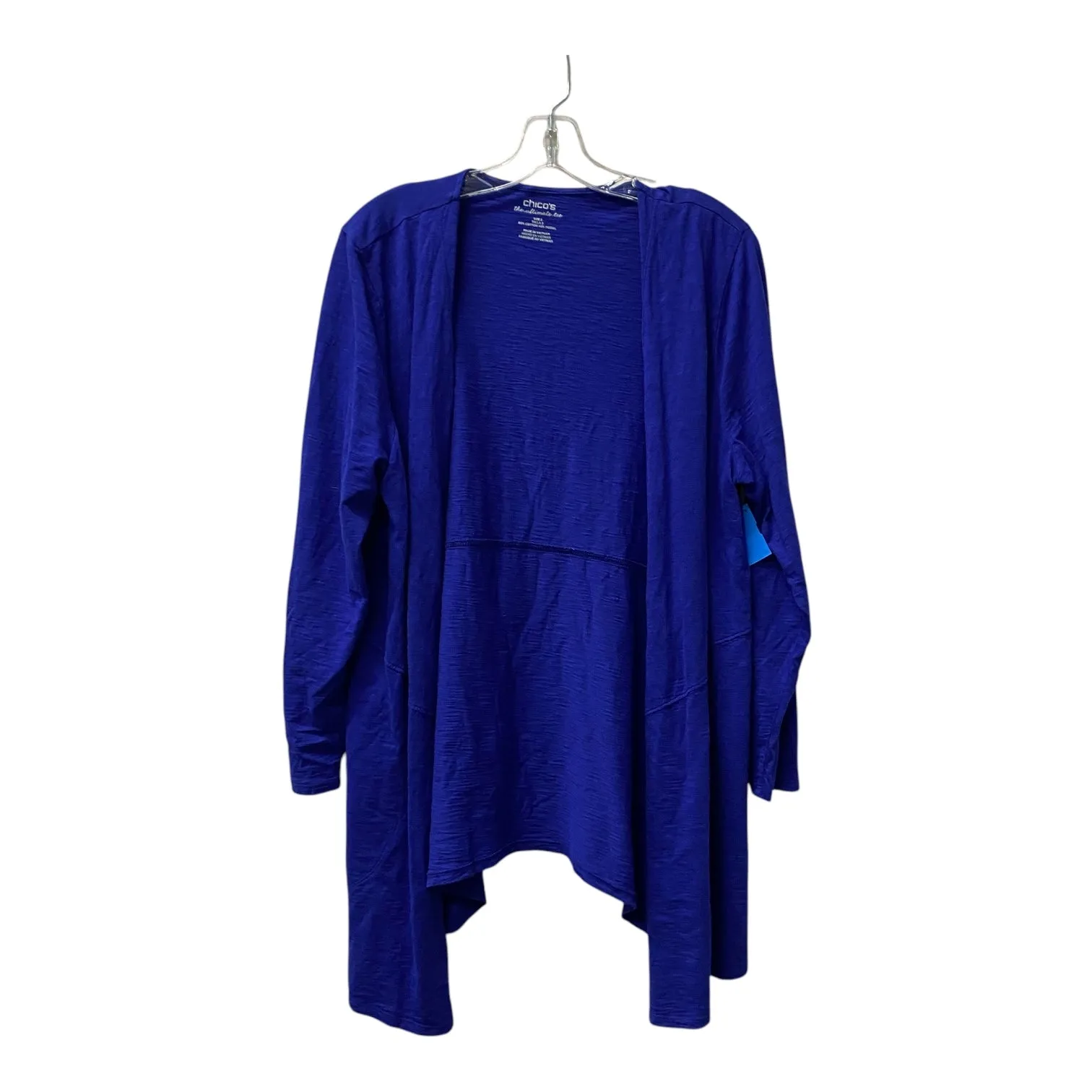 Cardigan By Chicos In Blue, Size:L