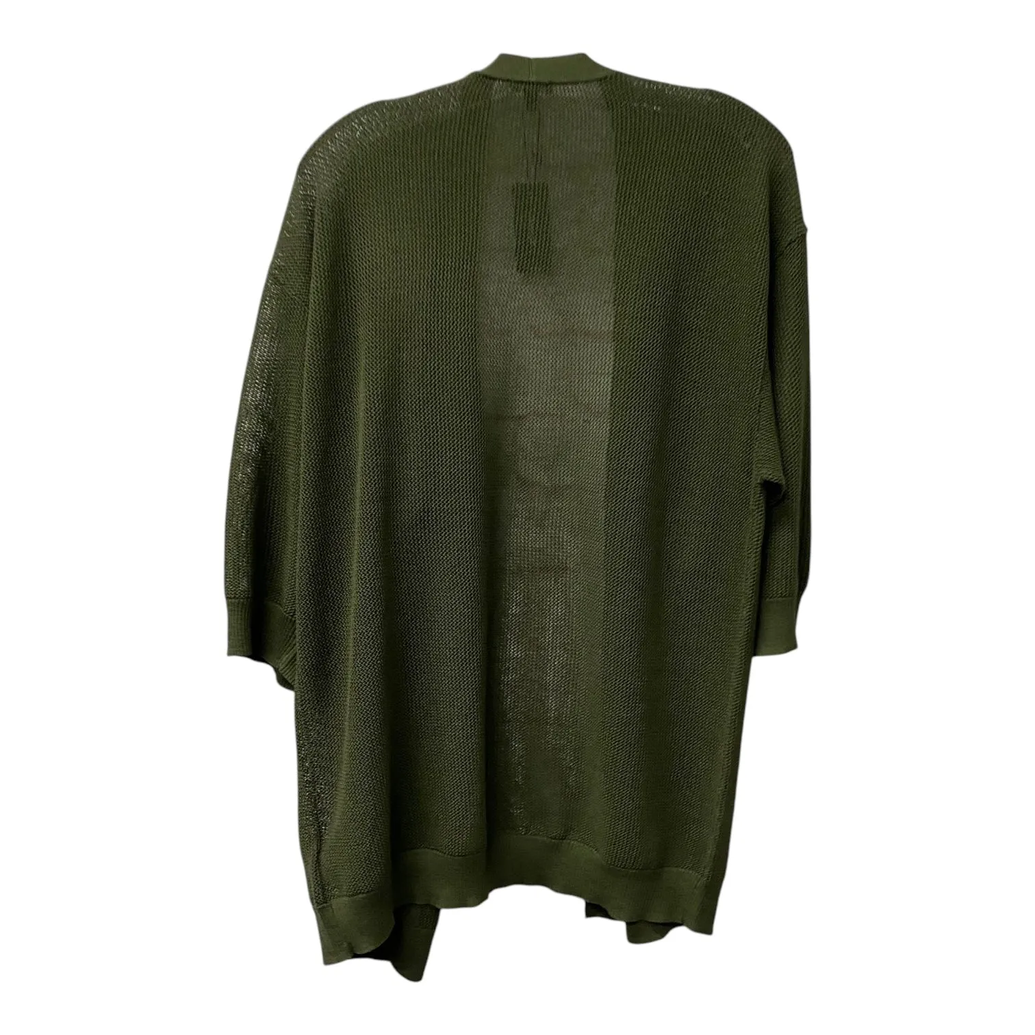 Cardigan By Express In Green, Size:M