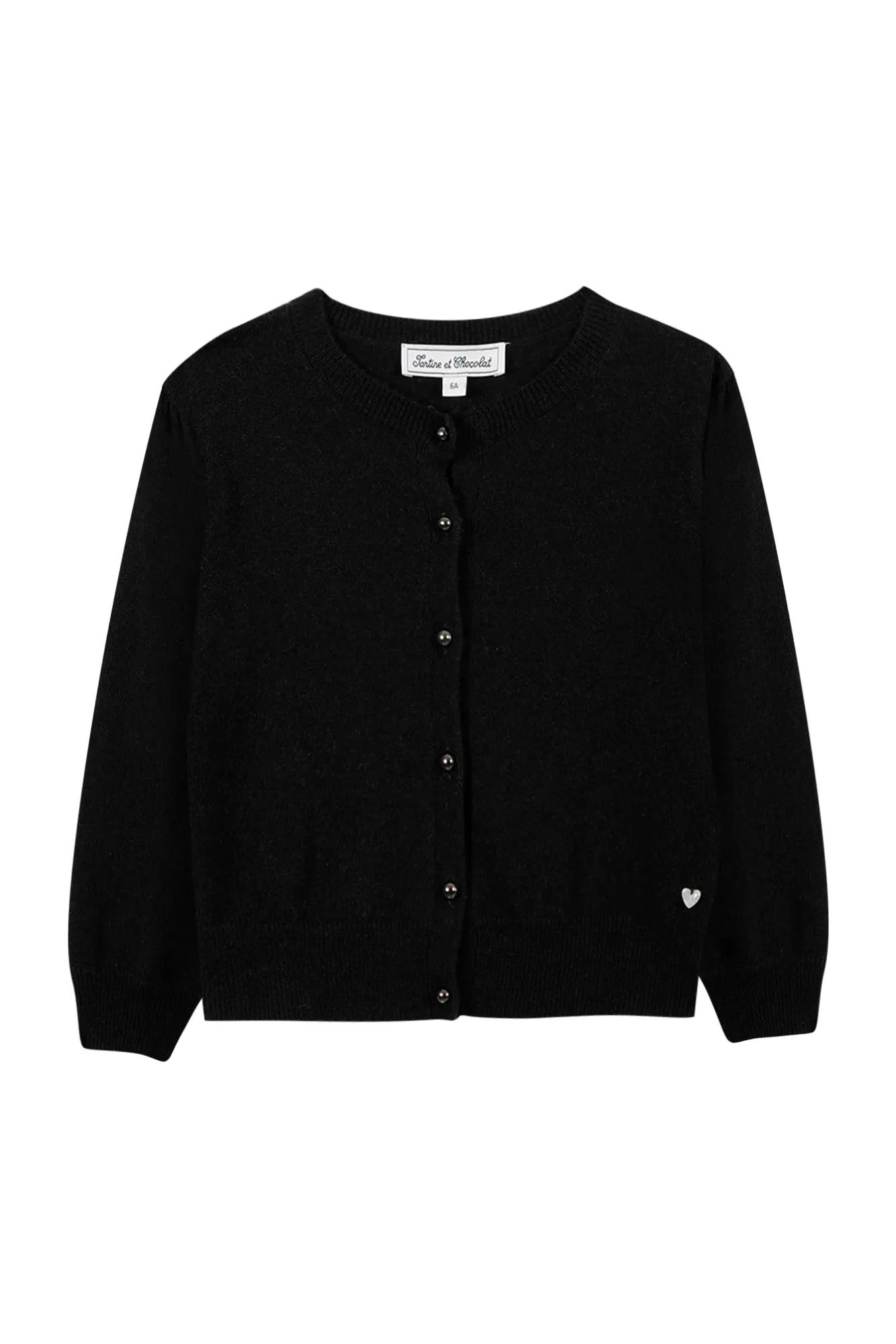 Cardigan - Noir laine