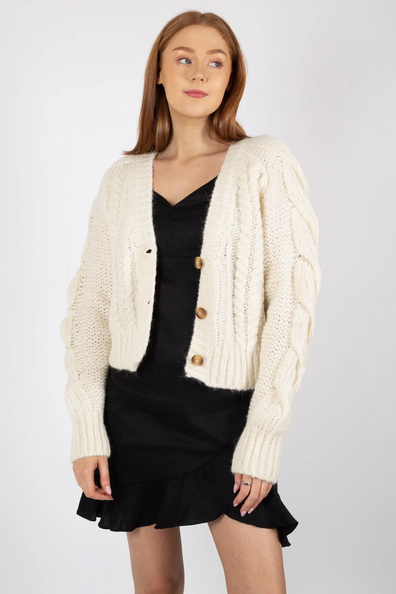 Carla Cardigan - White