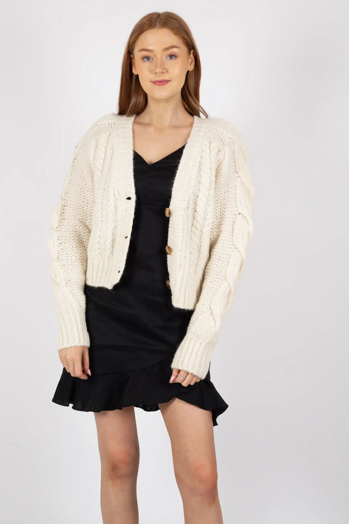 Carla Cardigan - White