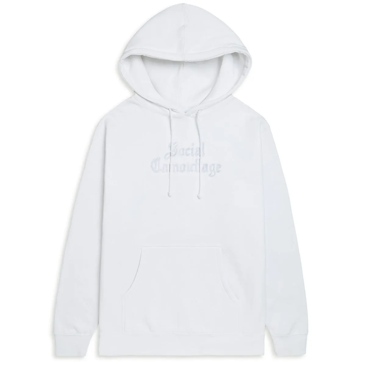 CCS Social Camouflage Embroidered Hoodie - White