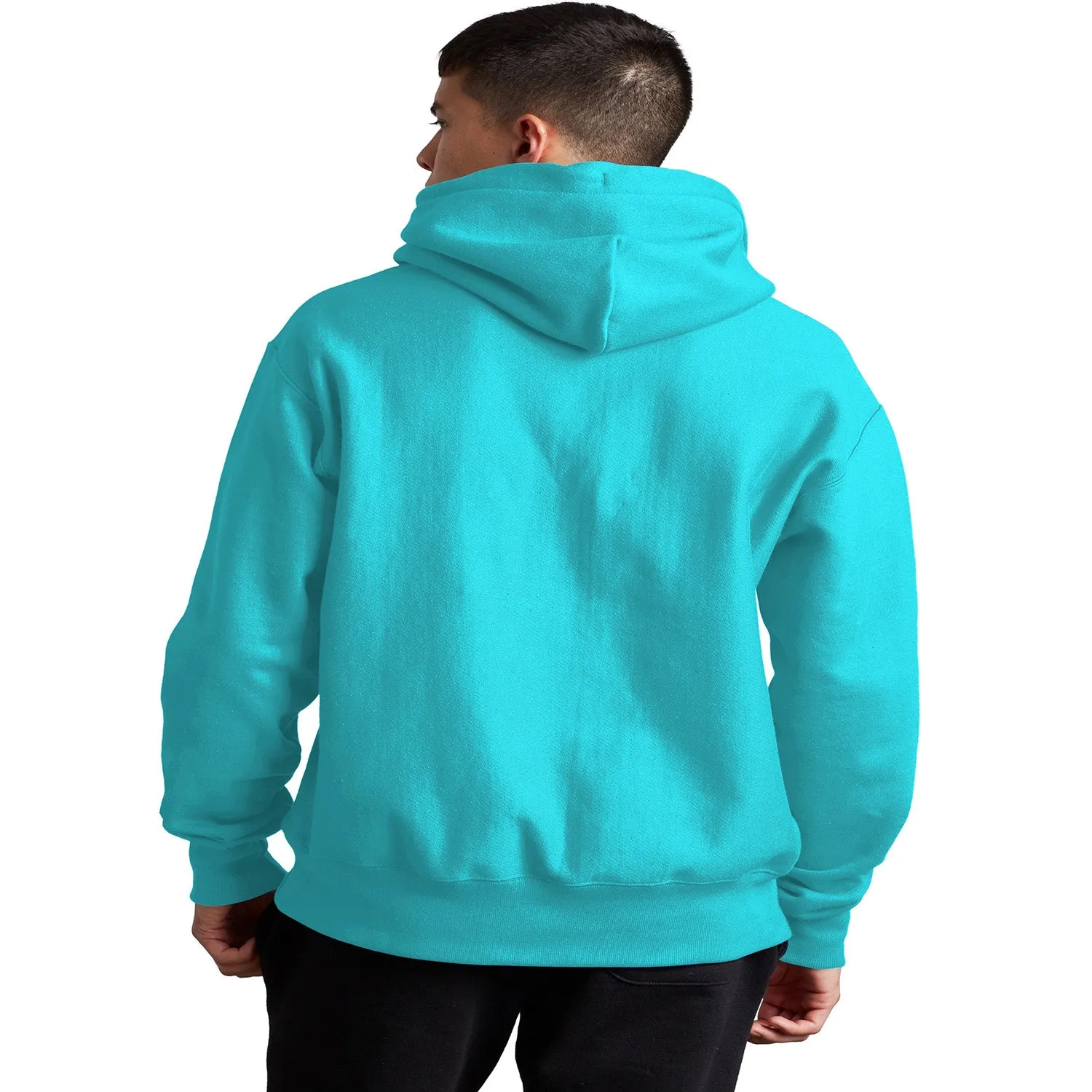 Champion Reverse Weave Fleece Men's Pullover Hoodie Blue Horizon