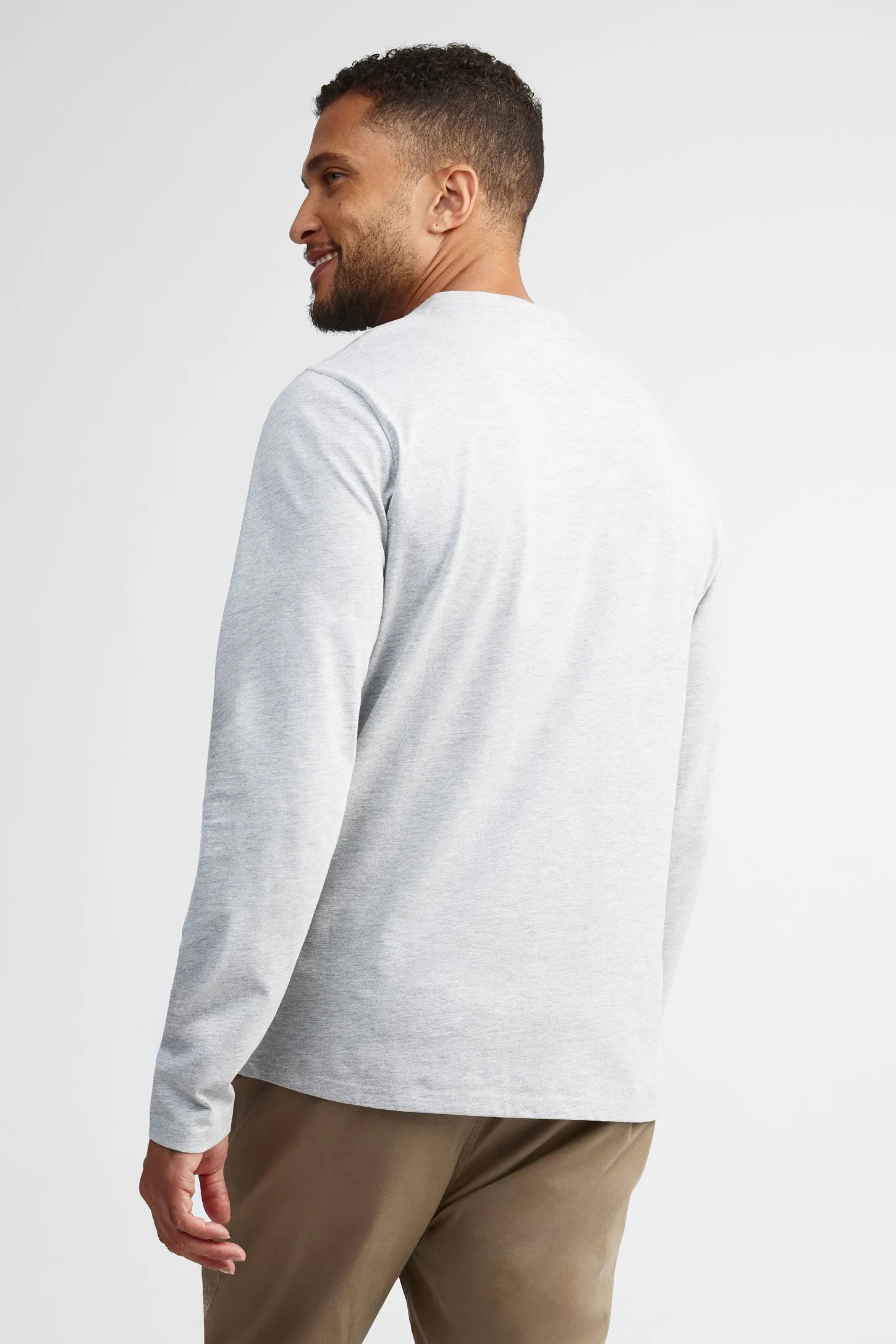 Chandail henley en coton - Homme