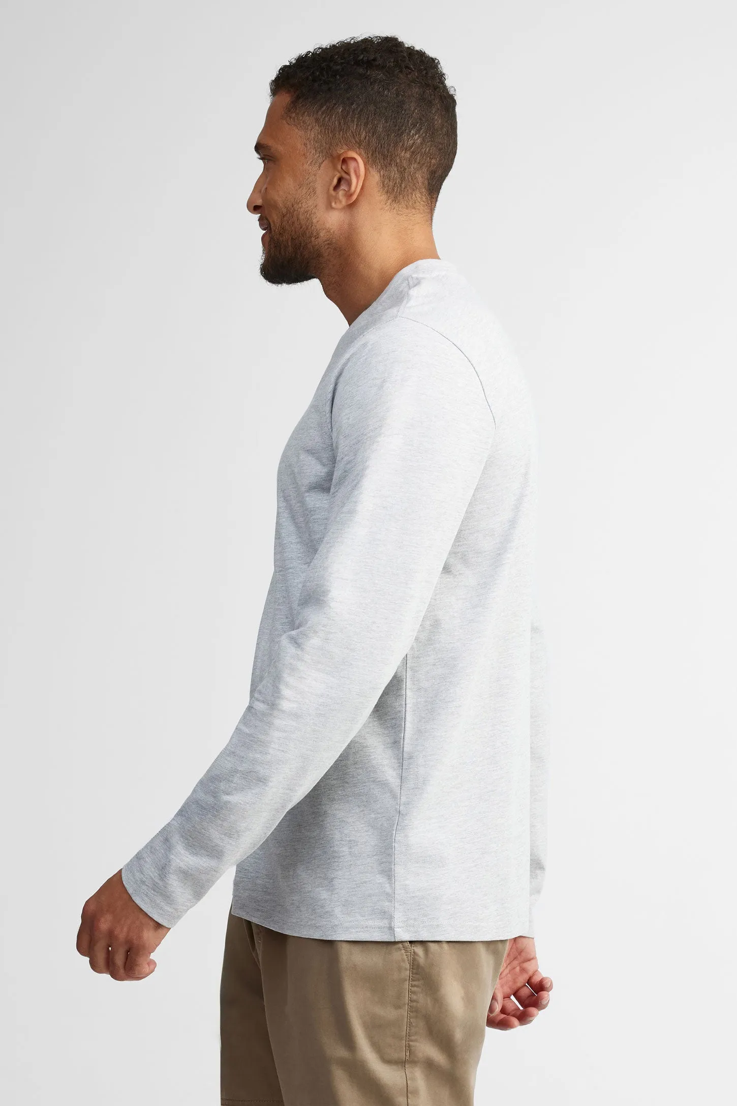 Chandail henley en coton - Homme