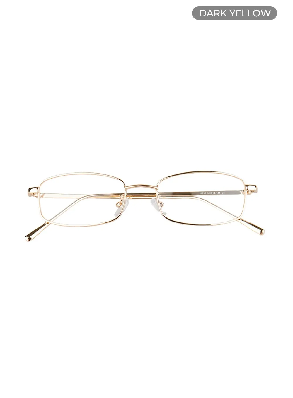 Chic Square Metal Glasses CL426