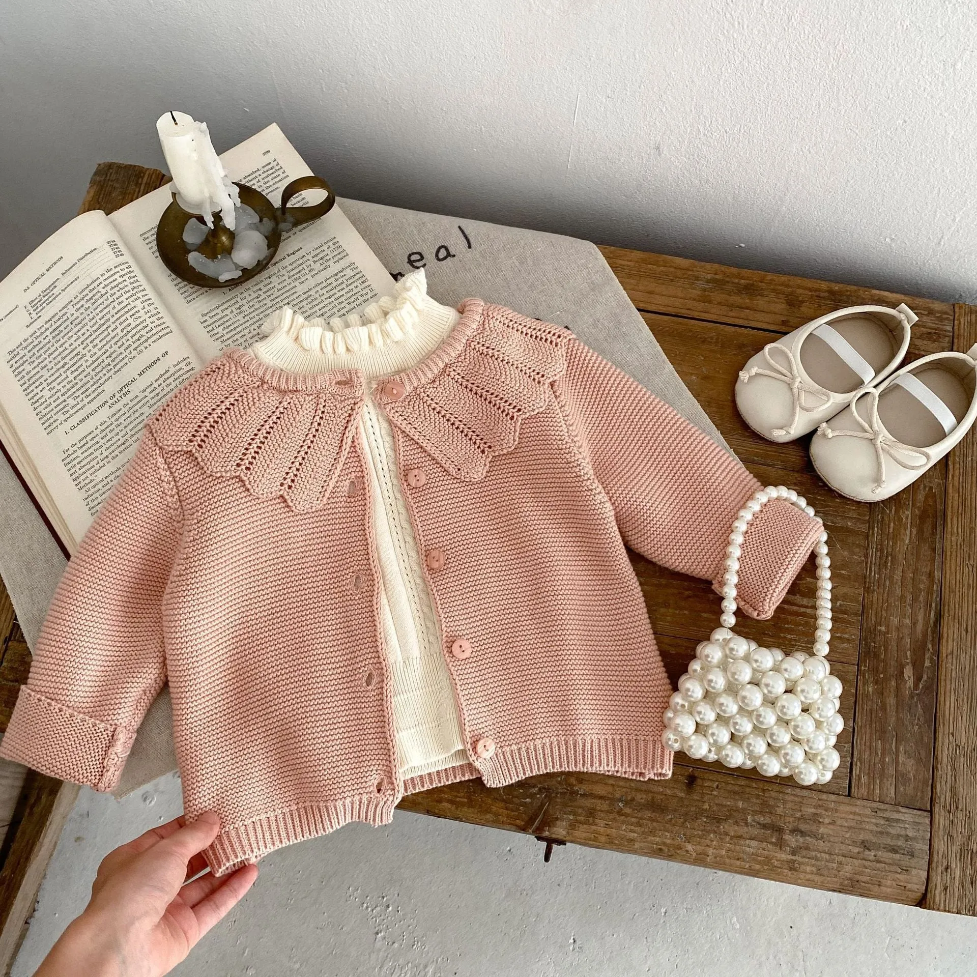 Children's Cotton Knitted Cardigan