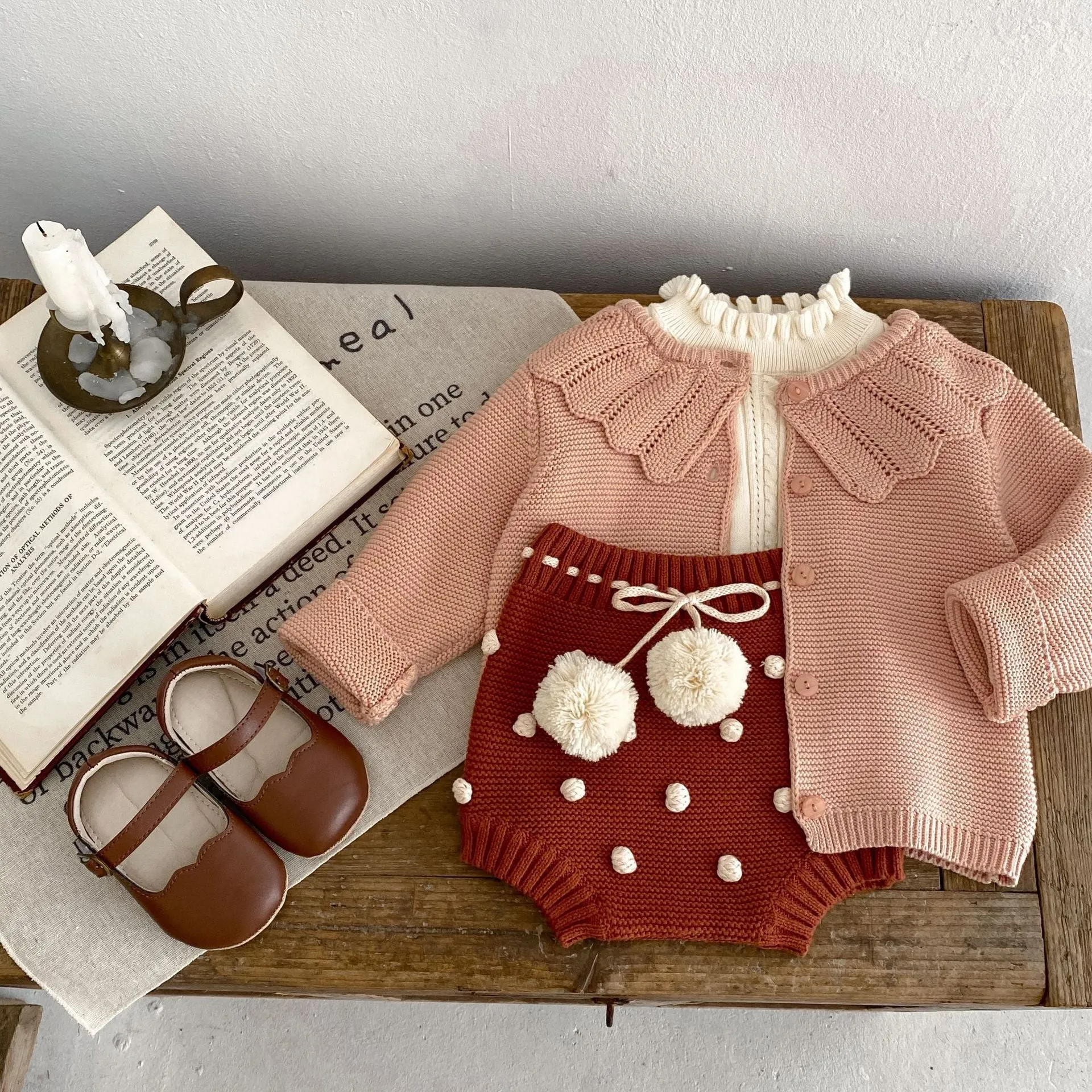 Children's Cotton Knitted Cardigan