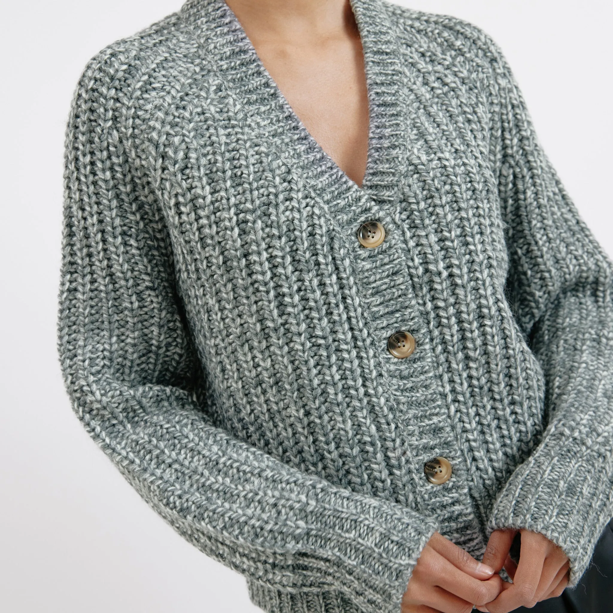 Chunky Rib Cardigan