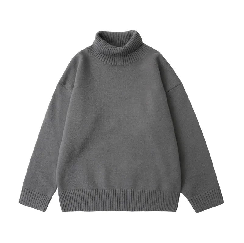 Classic Turtleneck Knit Sweater