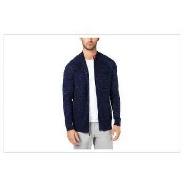 Club Room Mens Textured Full-Zip Cardigan