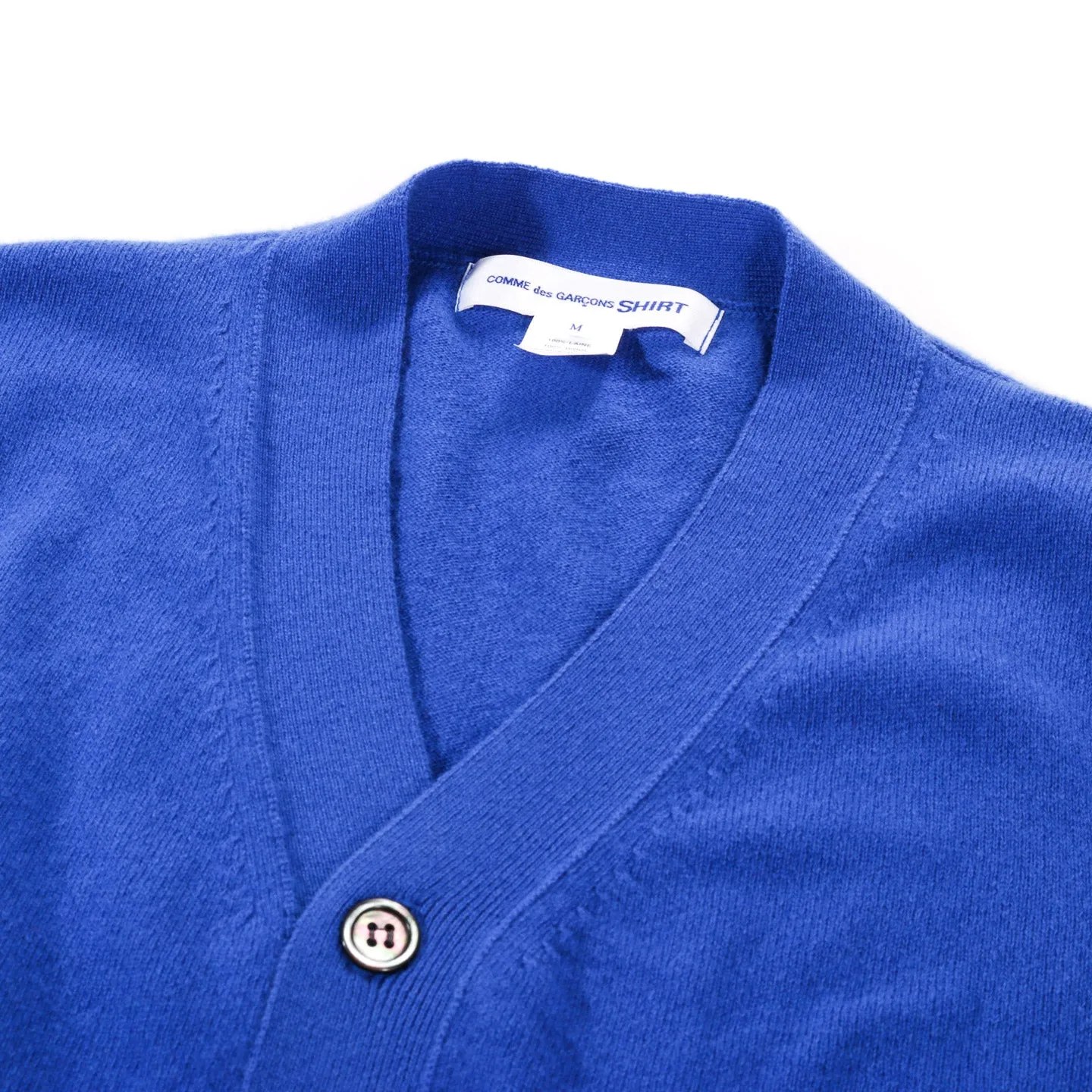 COMME DES GARCONS SHIRT N007 HUGE CARDIGAN BLUE