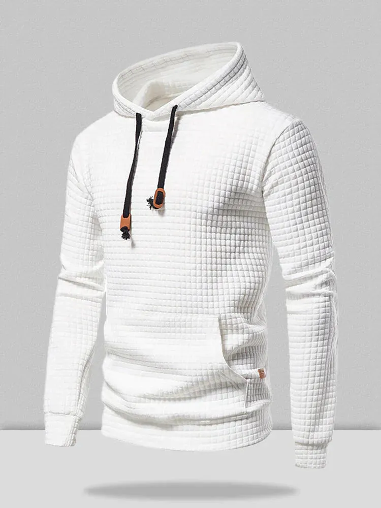 Coofandy pullover jacquard hoodie