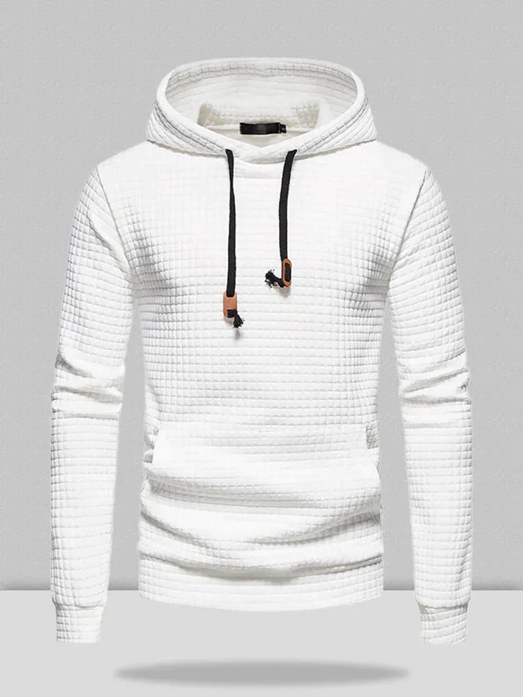 Coofandy pullover jacquard hoodie