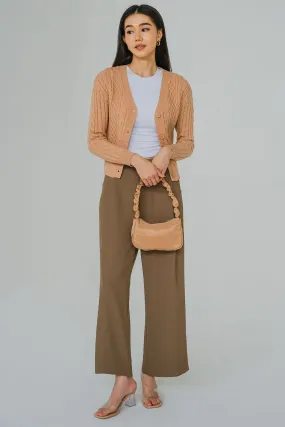 Daily Muse Knit Cardigan (Caramel)