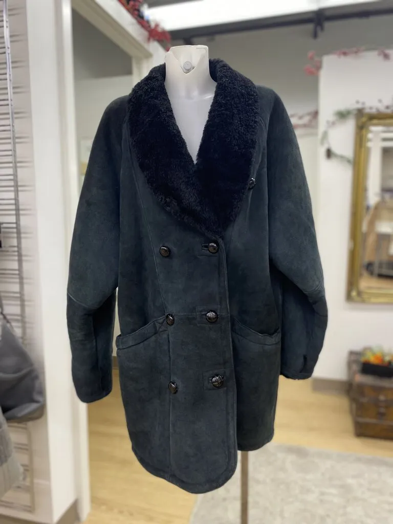 Danier vintage shearling coat S