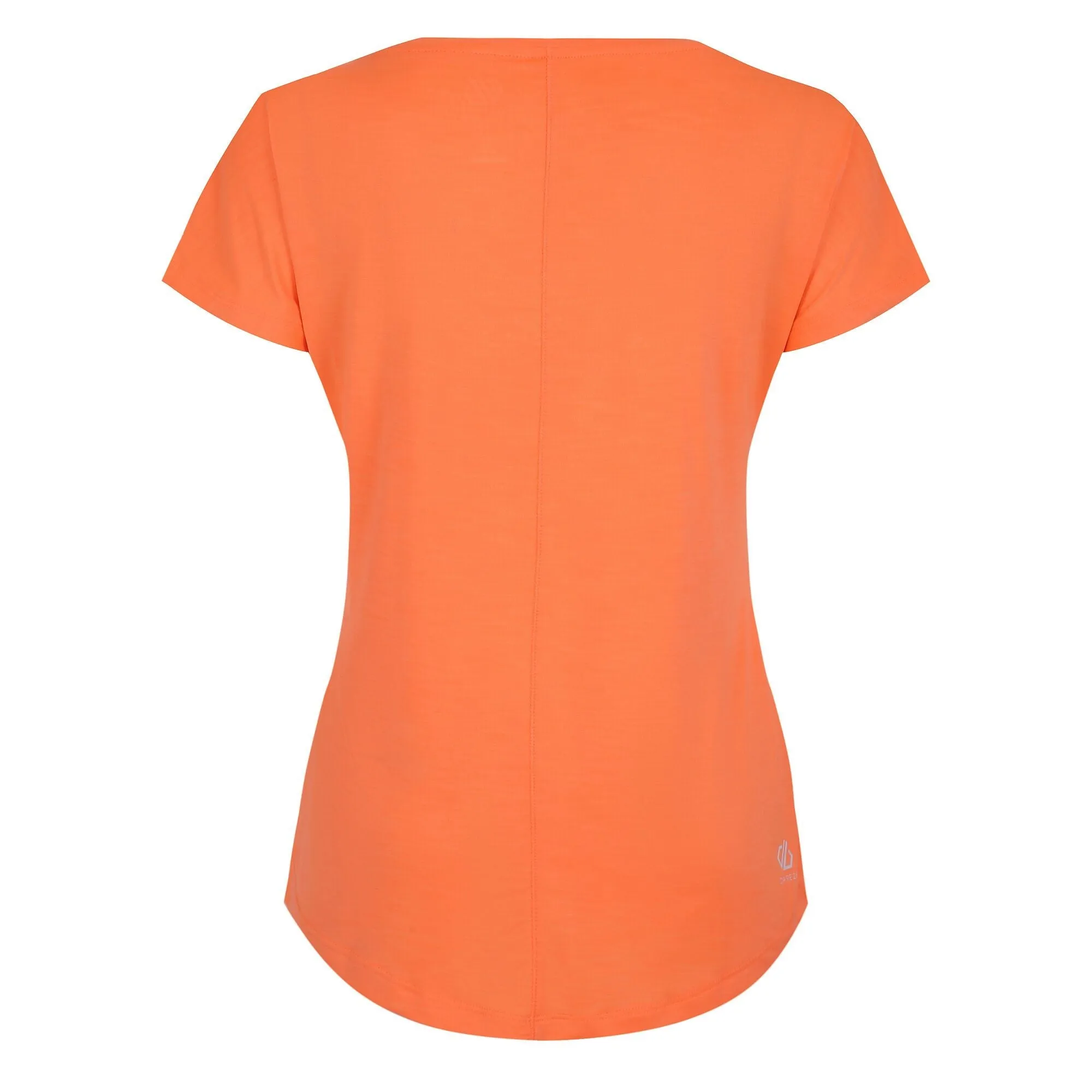 Dare2b Ladies Lightweight Wicking Vigilant Tee-ORANGE