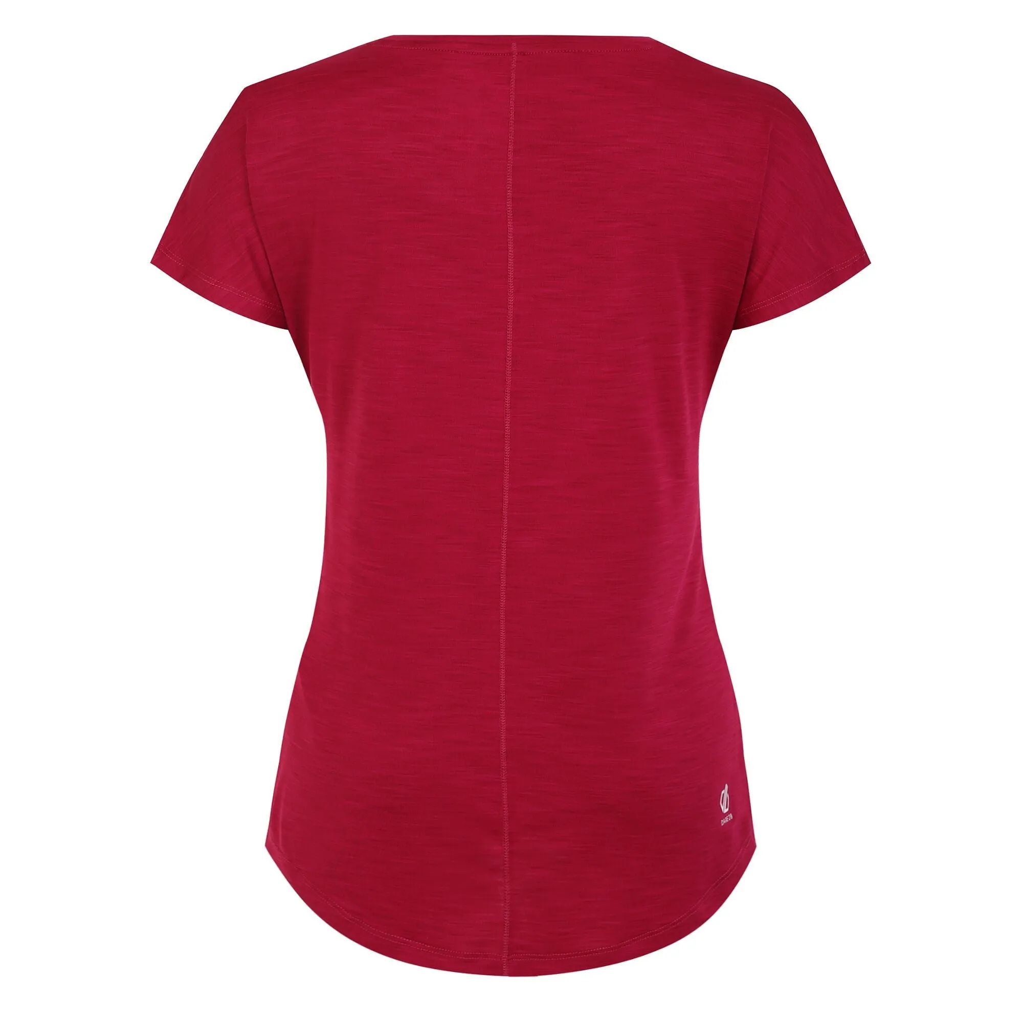 Dare2b Ladies Lightweight Wicking Vigilant Tee-PINK BERRY