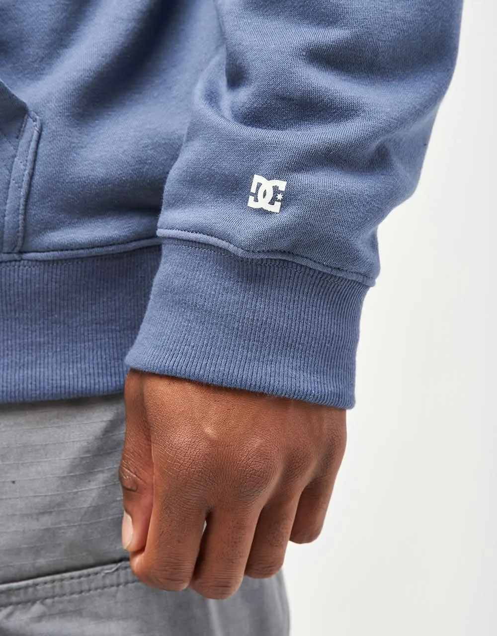 DC Baseline Pullover Hoodie - Vintage Indigo