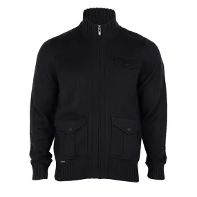 Dissident Newton Zip Up navy Cardigan