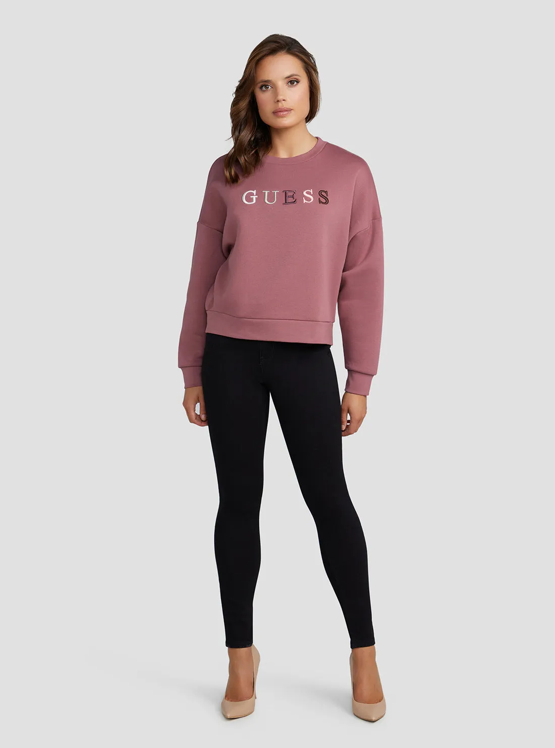 Eco Mauve Clara Logo Jumper