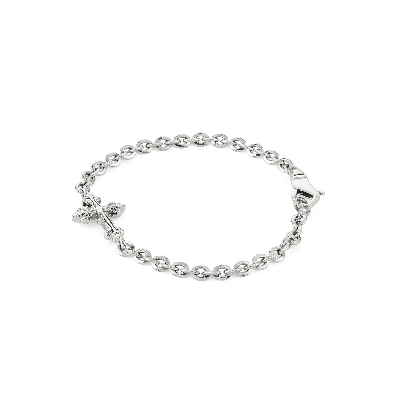 Emanuele Bicocchi Avelli Cross Bracelet - Silver