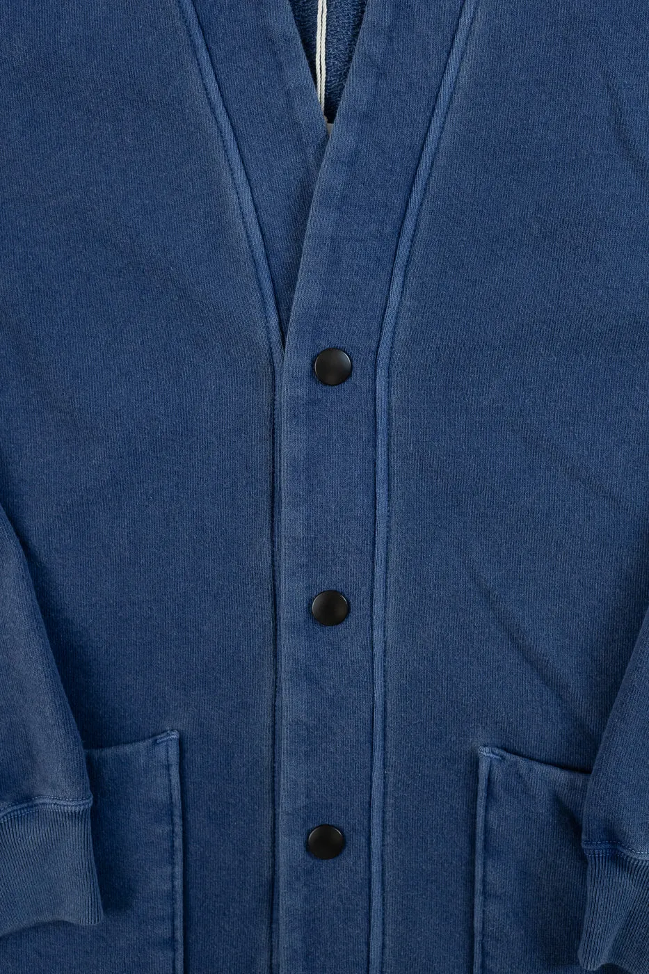 Faded Sweat Cardigan - 363 Fade Blue