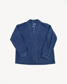 Faded Sweat Cardigan - 363 Fade Blue