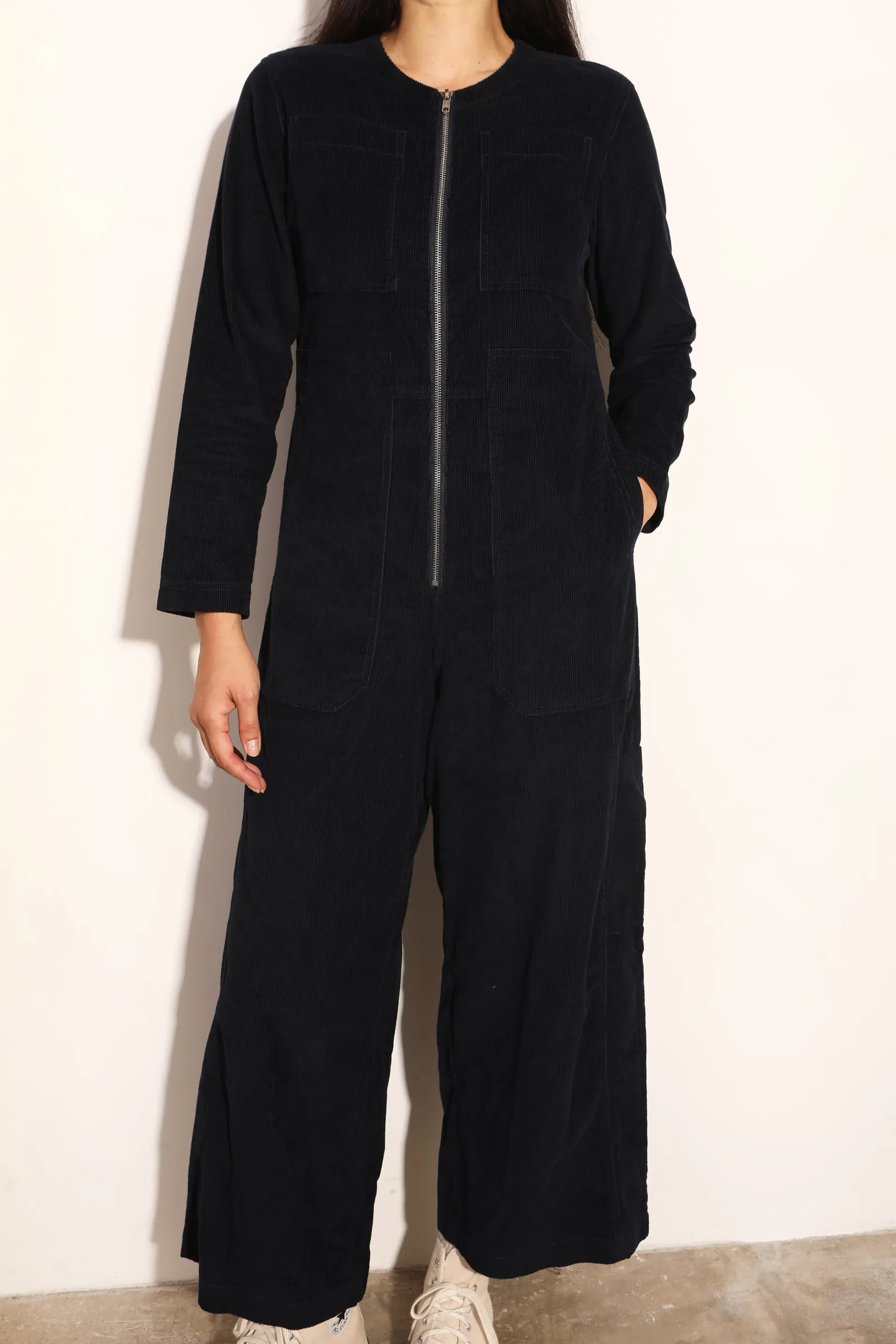 Felix Boilersuit Navy Corduroy