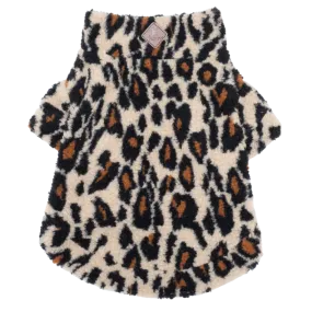 Fleece Pullover | Leopard Print