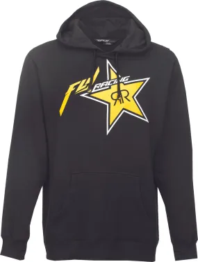 FLY RACING ROCKSTAR HOODIE BLACK/YELLOW X 354-6290X