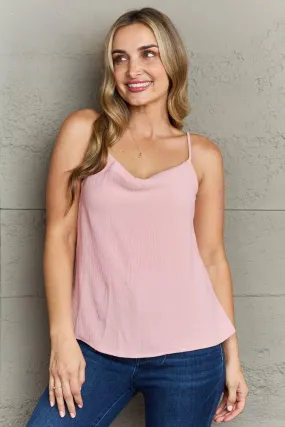 FOR THE WEEKEND Loose Fit Cami in Blush Pink