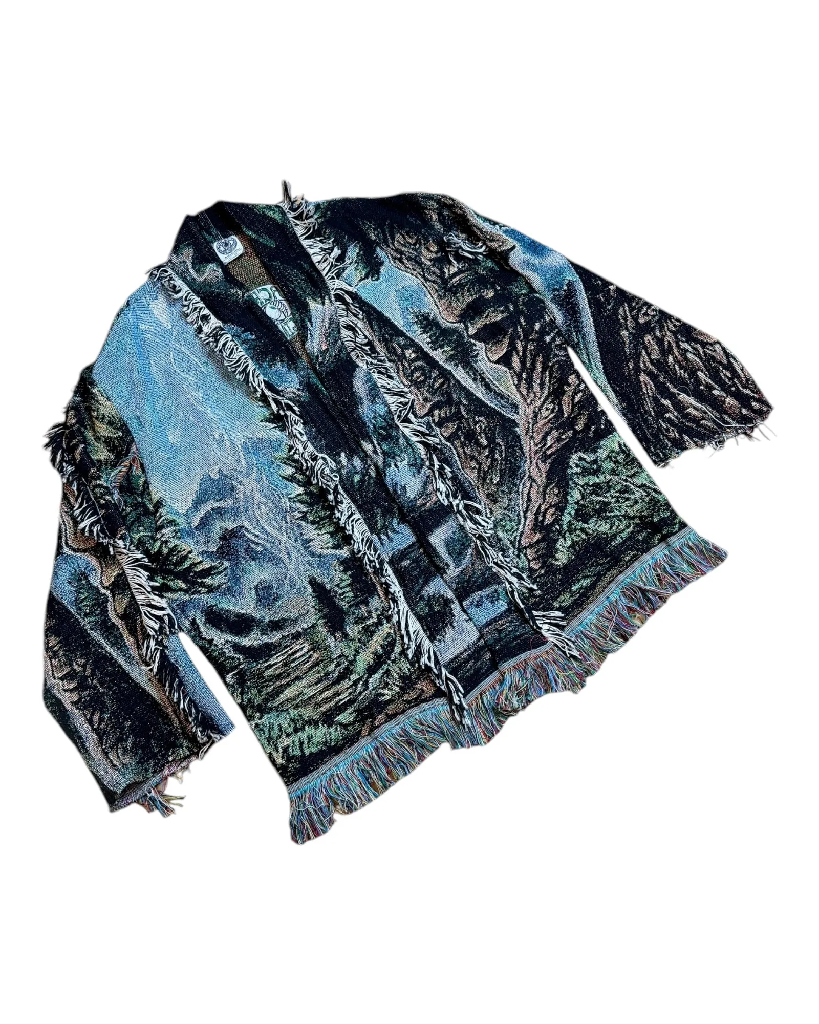 “Forestal Entities” Woven Cardigan