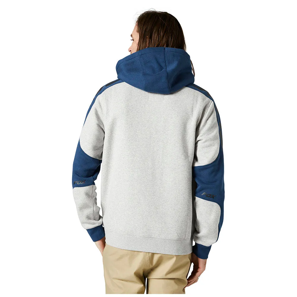 FOX KARRERA PULLOVER FLEECE HOODY [LIGHT HEATHER GREY] M