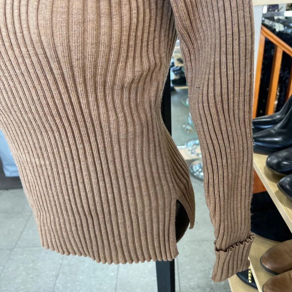 Frank & Oak Ribbed Turtleneck Sweater S NWT