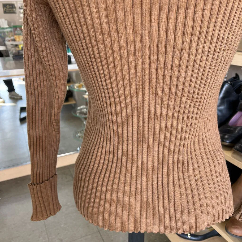 Frank & Oak Ribbed Turtleneck Sweater S NWT