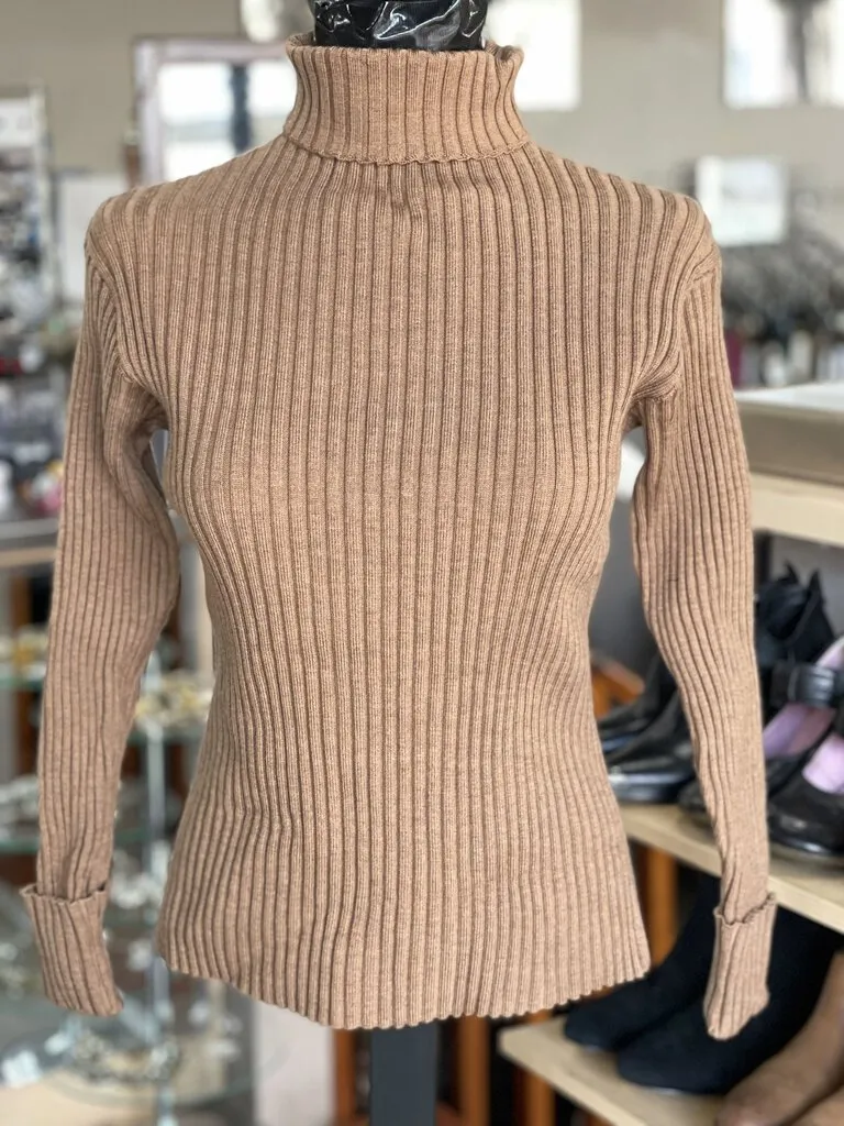 Frank & Oak Ribbed Turtleneck Sweater S NWT