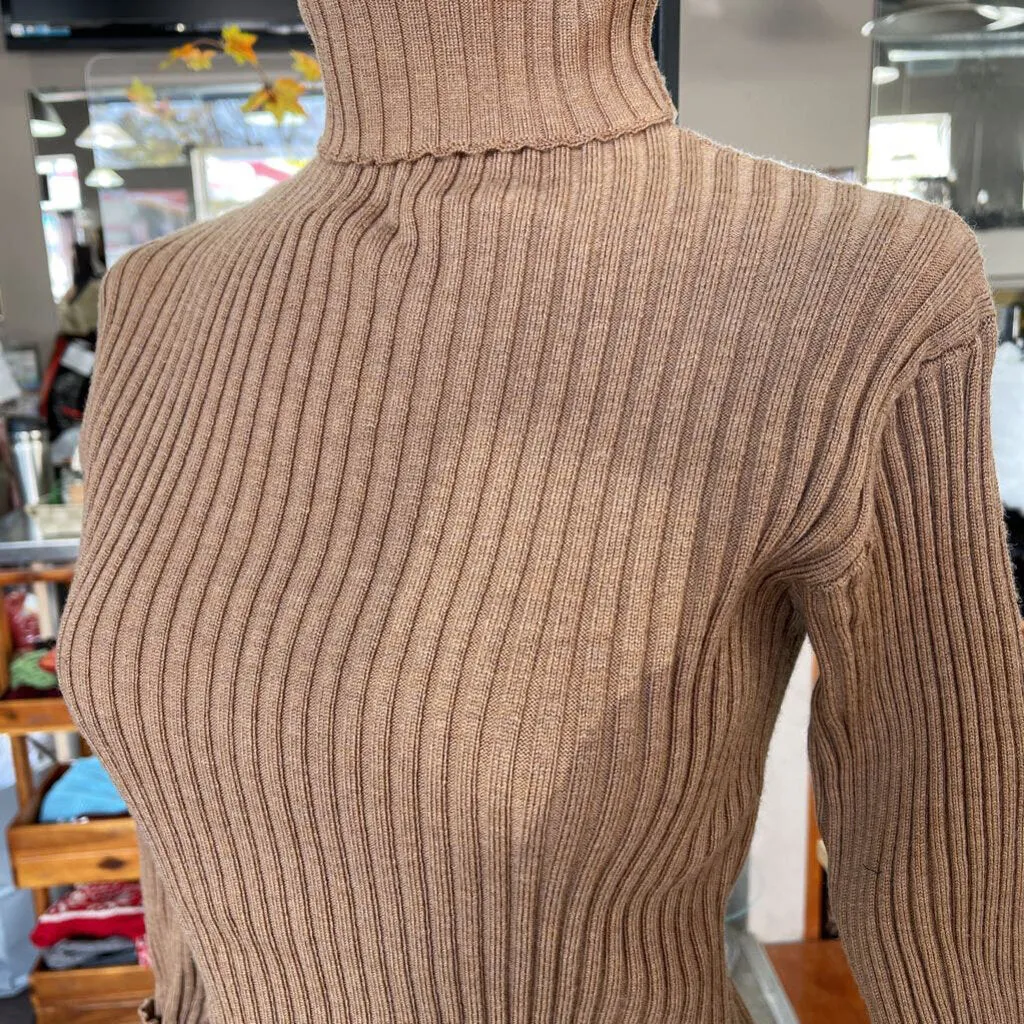 Frank & Oak Ribbed Turtleneck Sweater S NWT