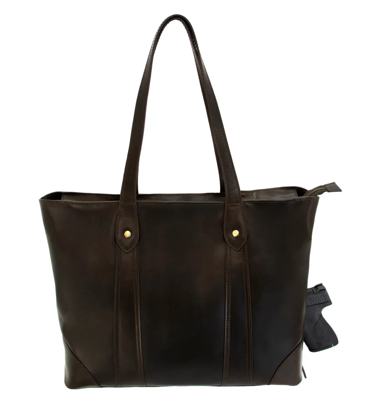 Gaia Concealed Carry Leather Tote