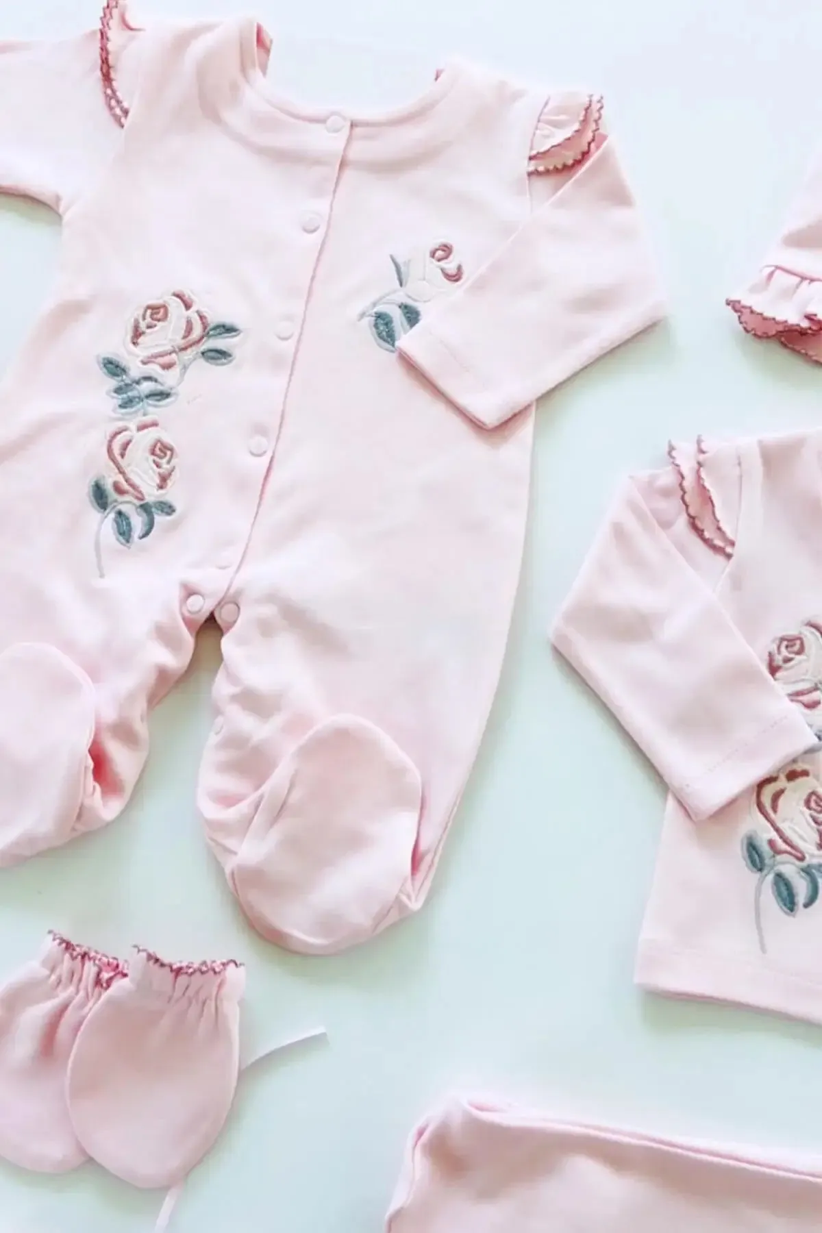 Heather Floral Newborn Coming Home Set (10 Pcs)