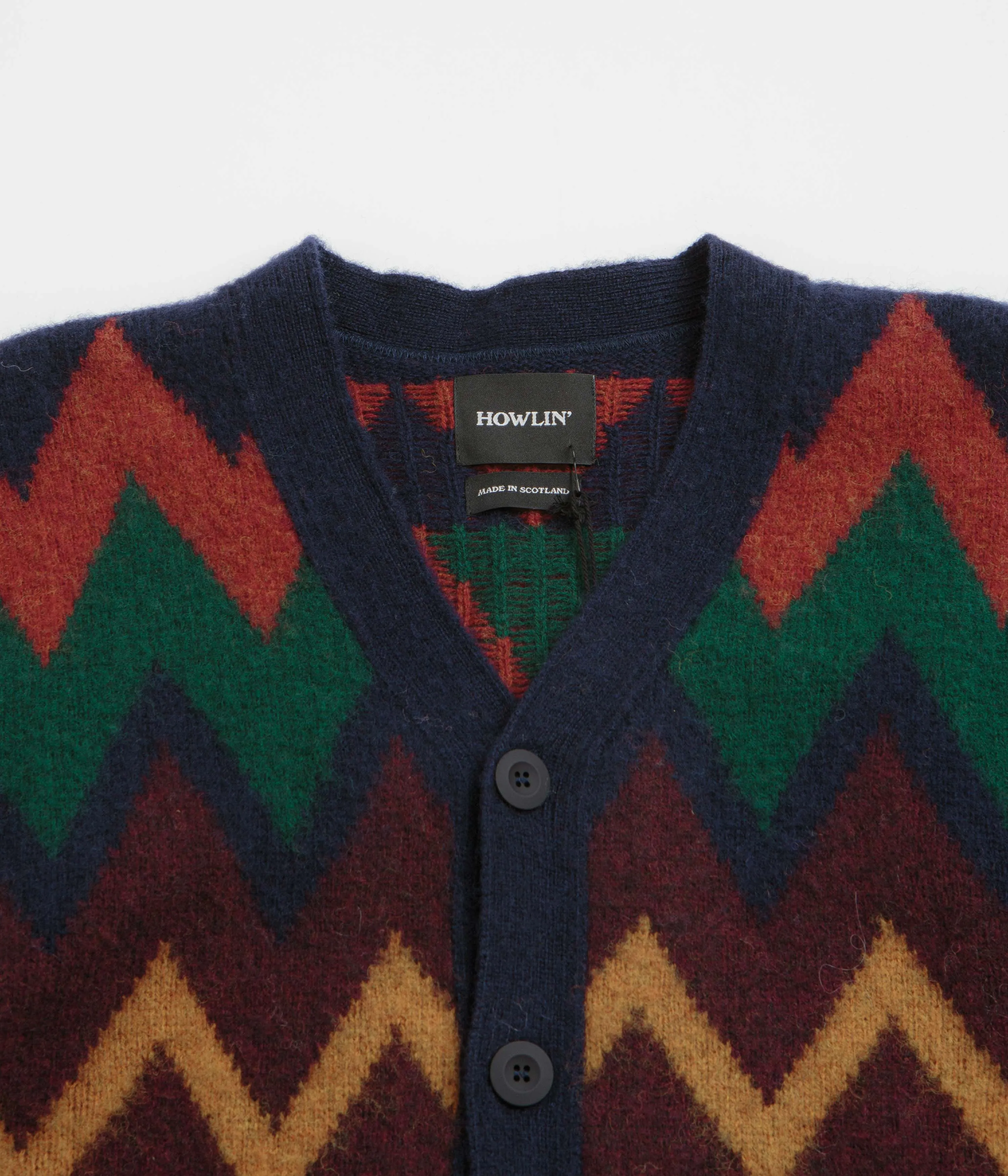 Howlin' Fire In The Mind Cardigan - Navy