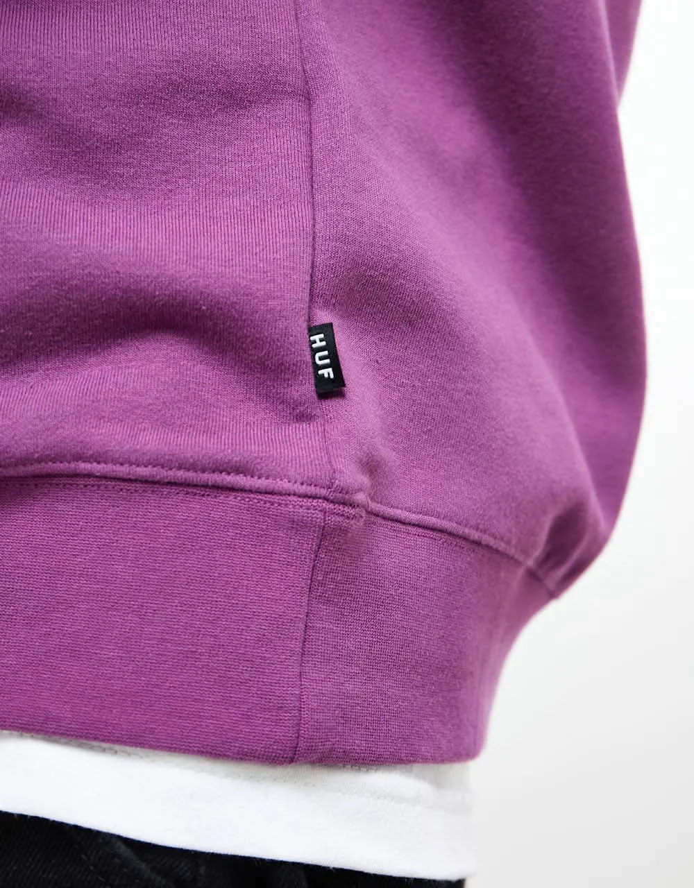 HUF Bad Cat Pullover Hoodie - Grape