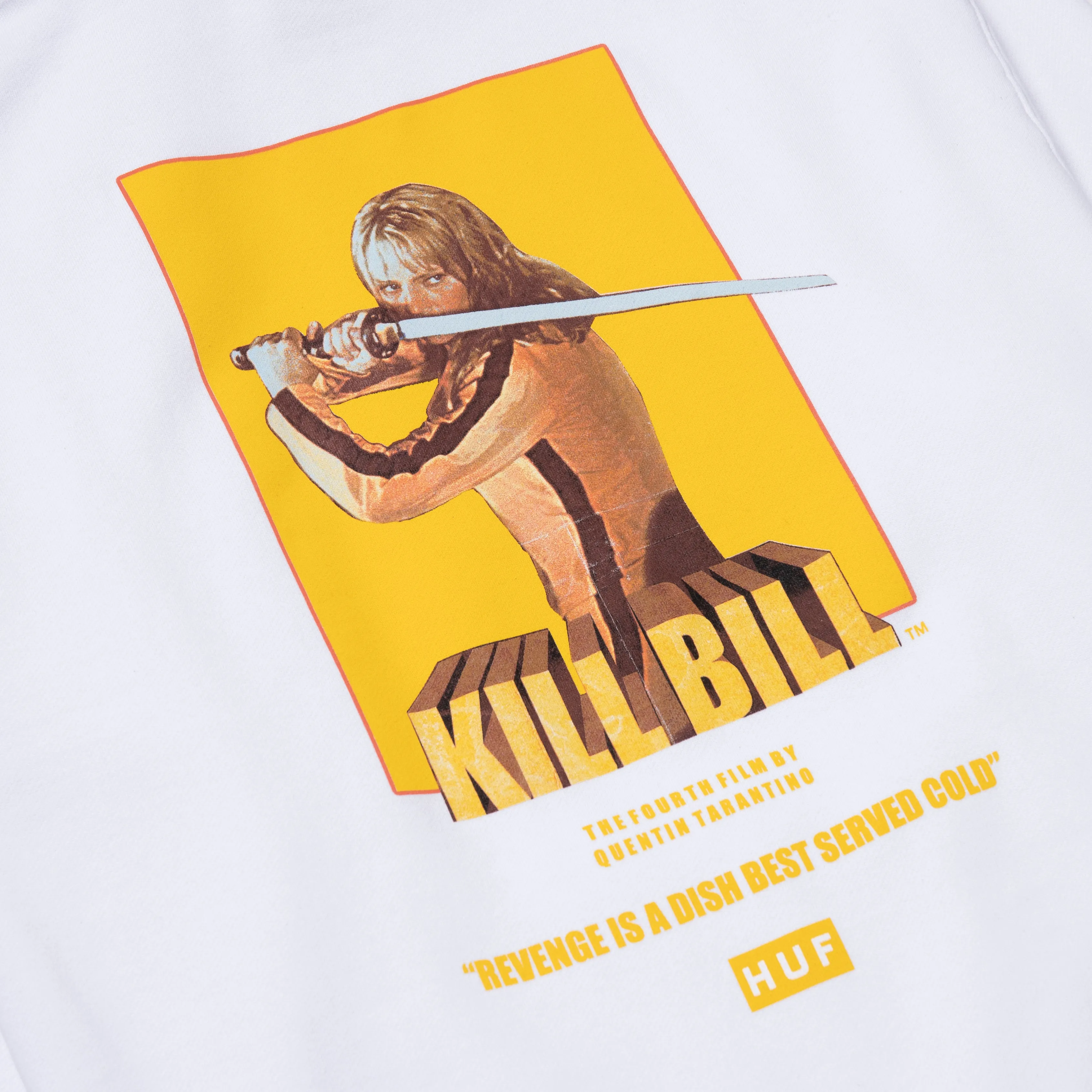 HUF X KILL BILL BRIDE PULLOVER HOODIE // WHITE