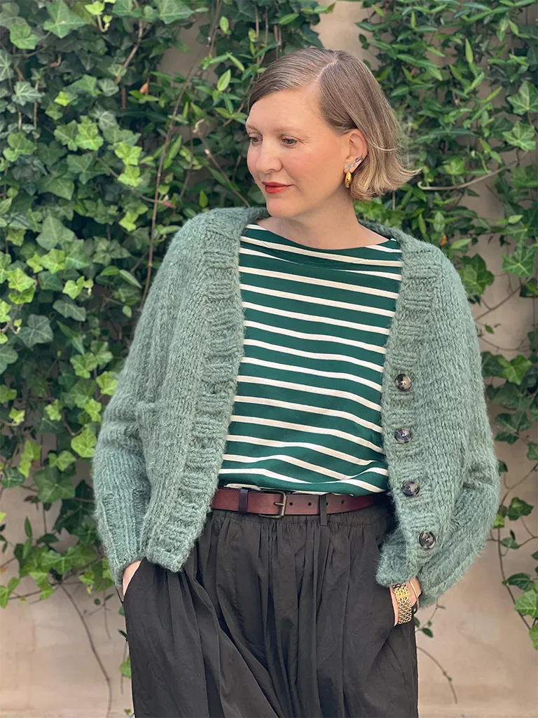 Jade Green Ingrid Cardigan