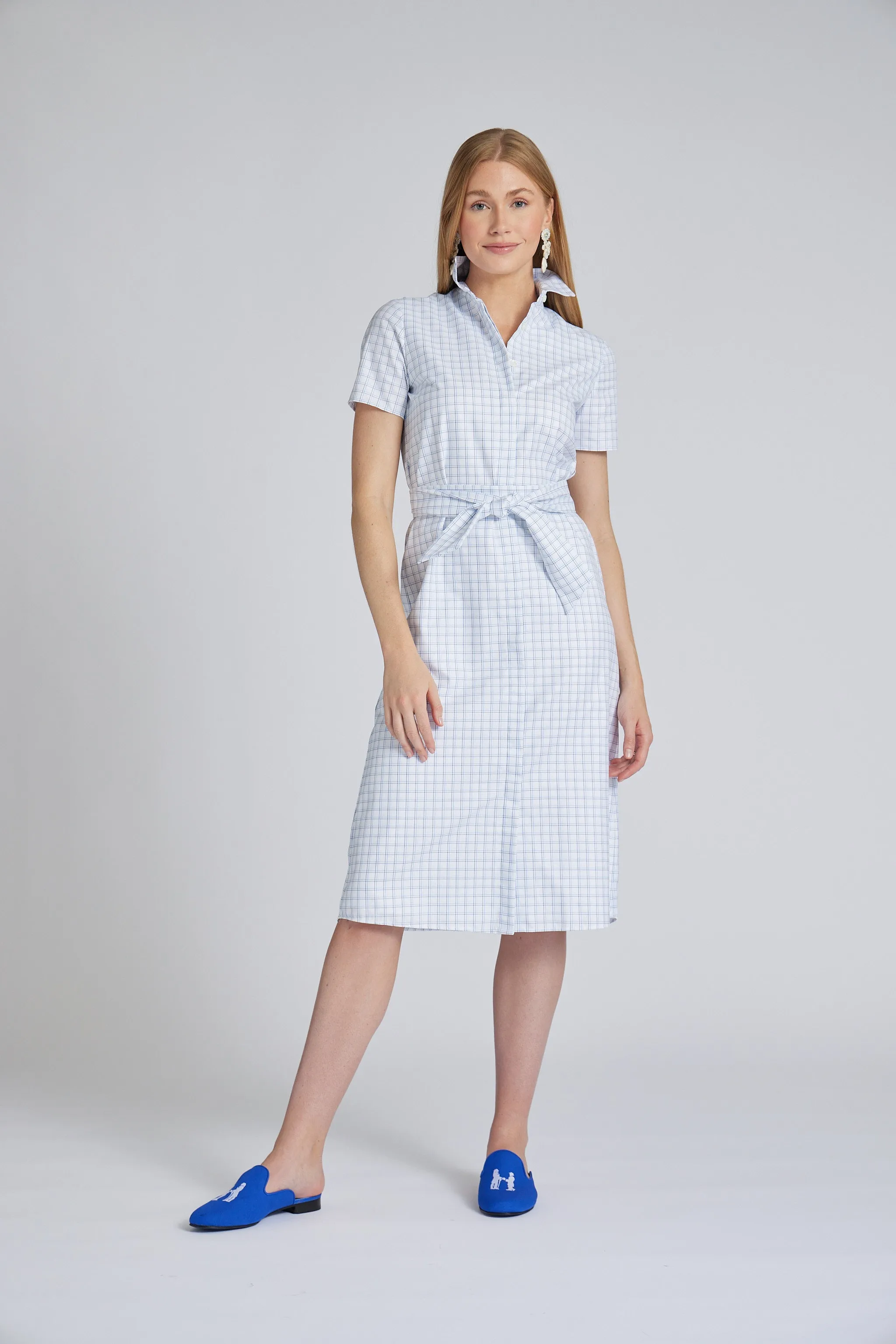 Kate Dress Long Plaid