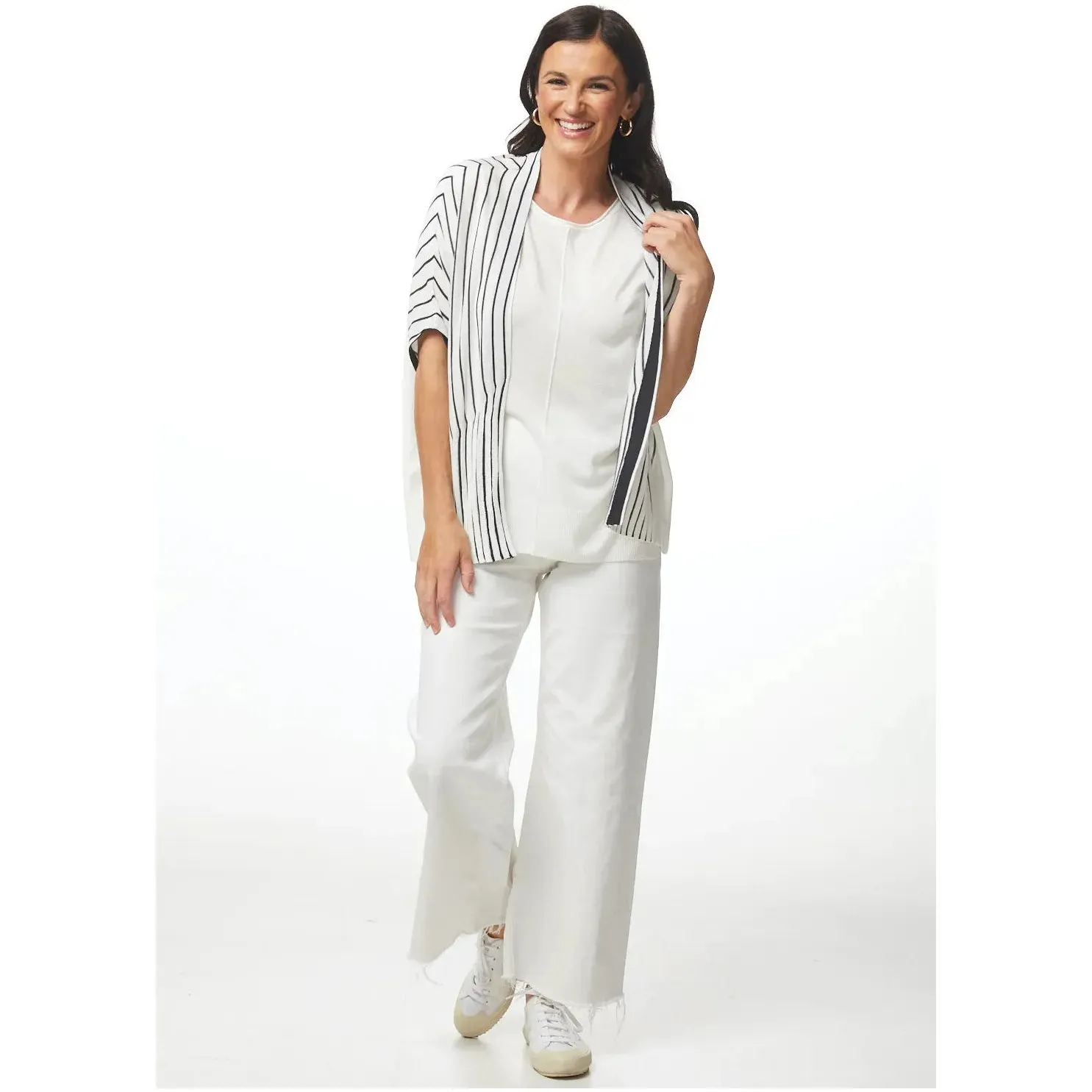 LD Co - Summer Shrug White/ Black